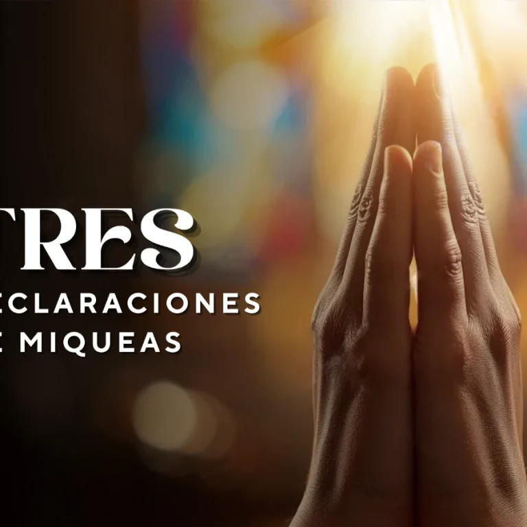 Tres declaraciones Miqueas